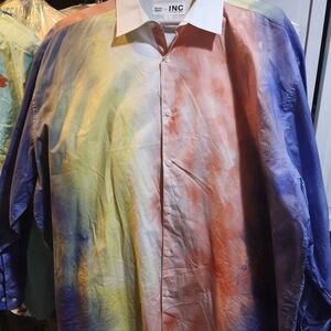 INC International Concepts Multicolor Men's Shirt